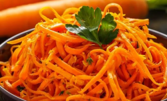 Морква по–корейськи на зиму