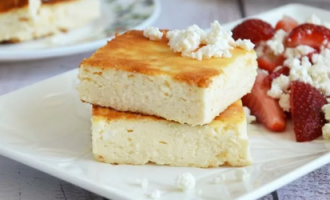 запіканка з сиру з манкою