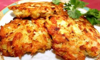 Курячі оладки з картоплею