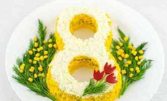 салат 8 березня