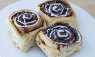 булочки Сінабон з шоколадом і корицею