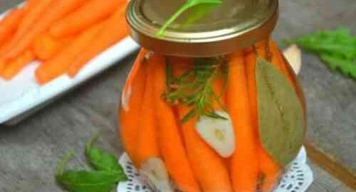 моркву на зиму в банках з часником
