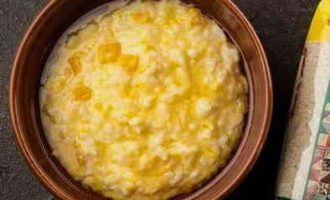 Рисова каша з гарбузом на молоці