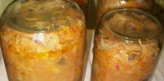 рецепт солянки з томатною пастою на зиму