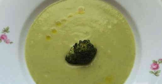 Крем-суп з брокколі і картоплі