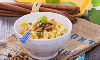 каша з пшона і замороженого гарбуза