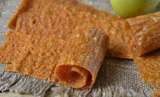 Пастила з макухи яблук після соковижималки