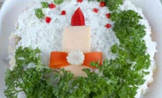 Різдвяна казка салат