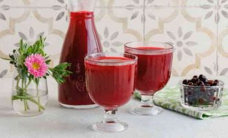 кисіль із чорної смородини