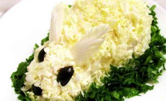 салат з пекінською капустою «Кролик»