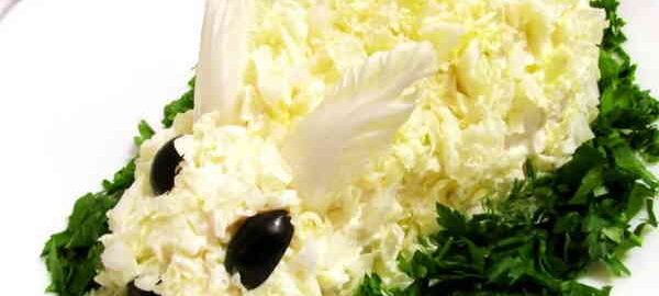 салат з пекінською капустою «Кролик»