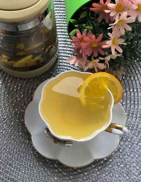 Імбірний чай з лимоном та апельсином