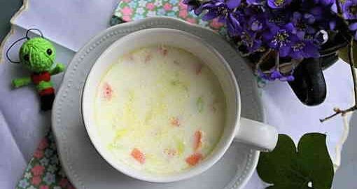 молочний суп з овочами