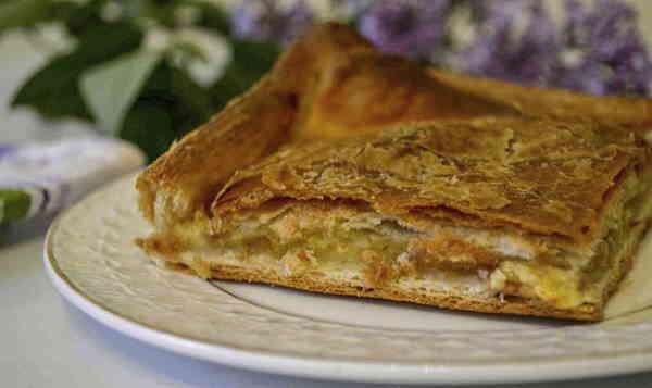 рецепт пирога з листкового тіста з агрусом