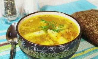 картопляний суп з галушками