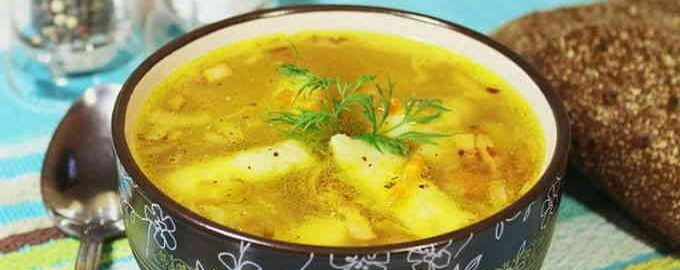 картопляний суп з галушками