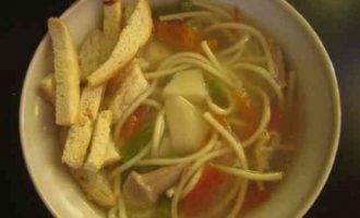 рецепт супу з гомілки індички