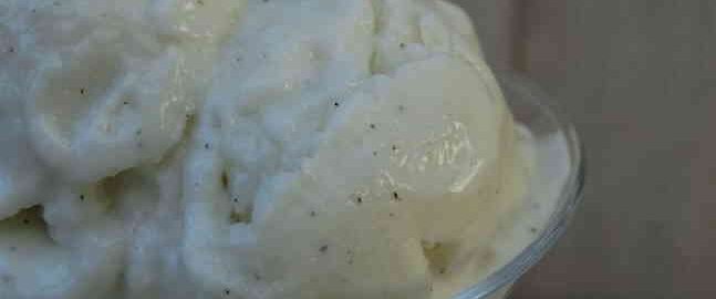 спосіб приготування морозива з йогурту