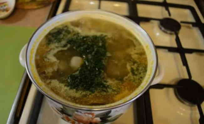 Суп з свіжих білих грибів з картоплею